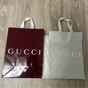 2 Gucci Shopping Bags
